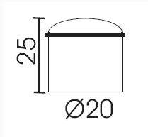 Batente limitador de porta - LAT�O
